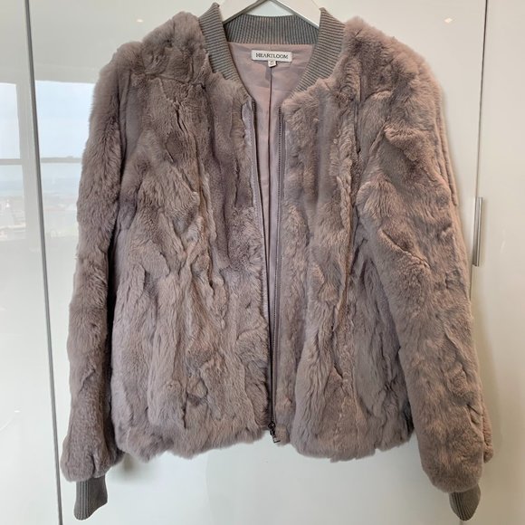 Heartloom Fur Bomber Size XS - Picture 1 of 10